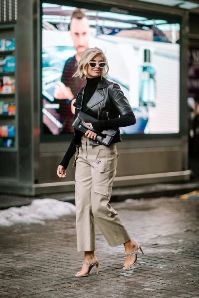 The Unexpected Shoe Pairings You’ll Love with Leather Jackets