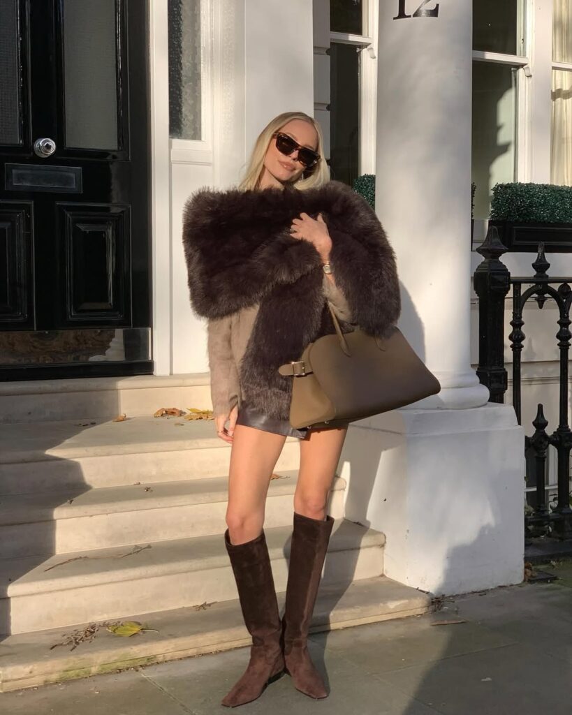 10 Winter-Ready Faux Fur Coat and Shoe Combos You’ll Love