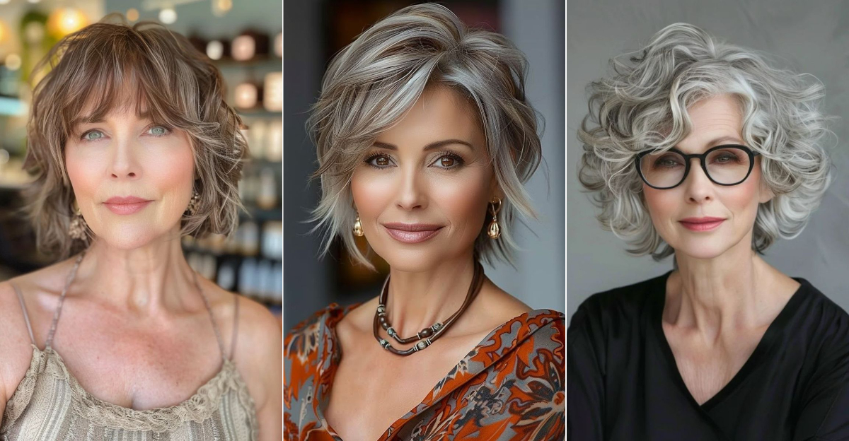 13 Elegant Chin-Length Haircuts for Women Over 60 to Highlight Your Best Features