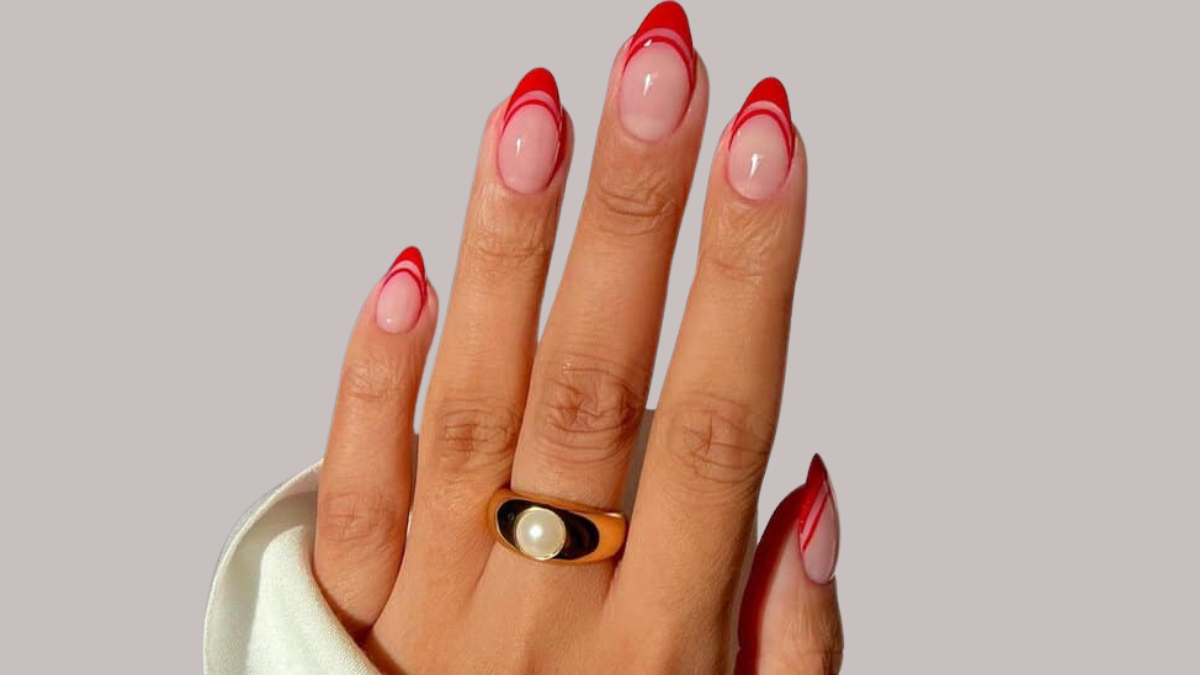 15 Stylish Double French Nails To Level Up Your Look