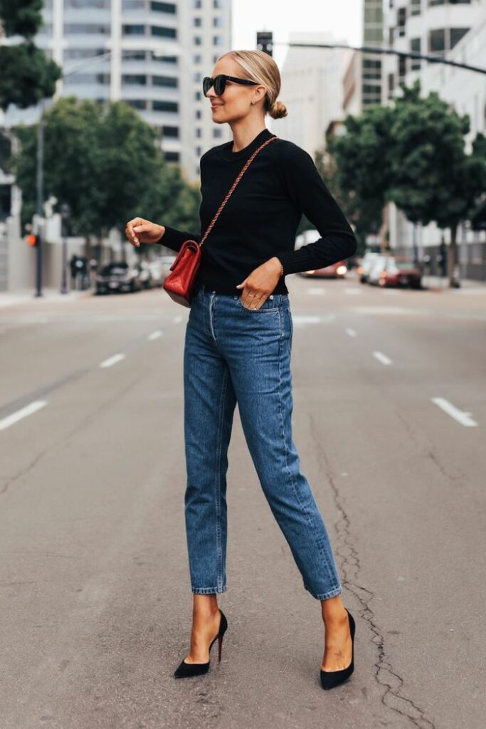 8 Polished Heels and Jeans Outfits to Take Your Look from Casual to Glam