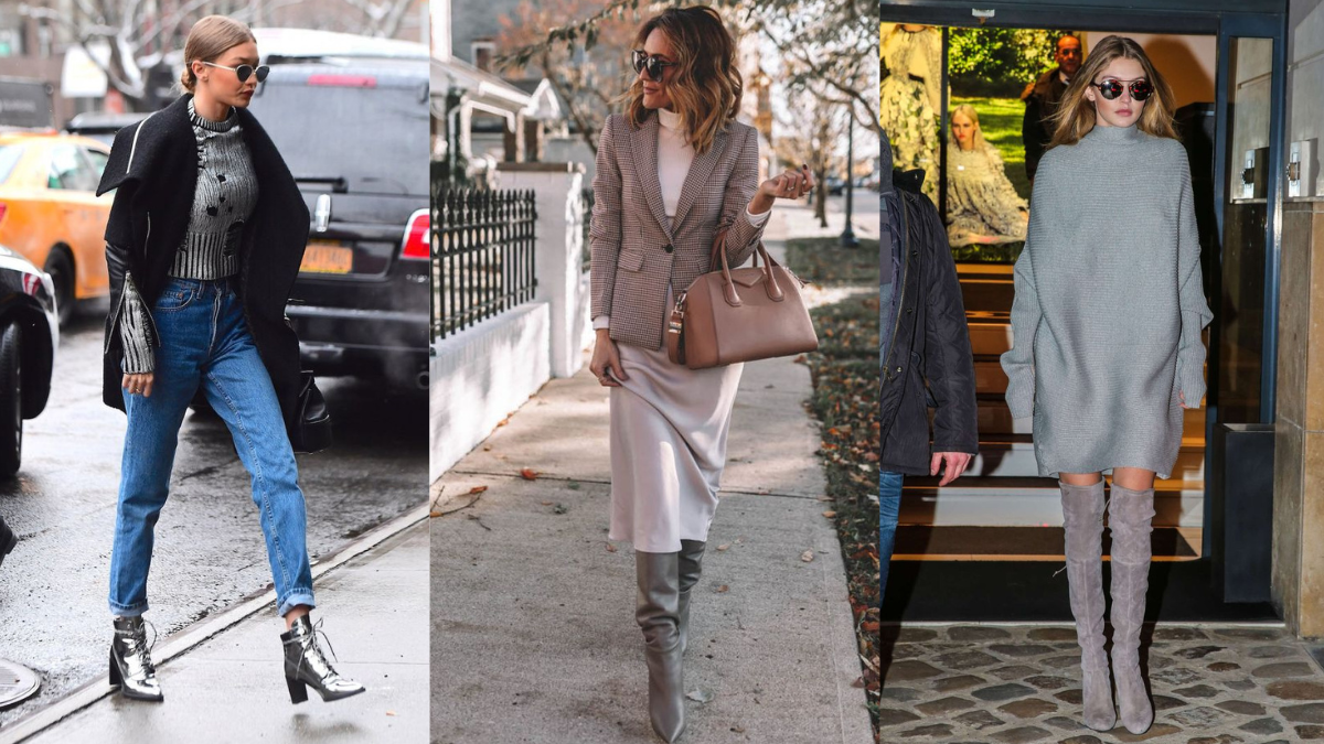 Grey Boots for Any Mood — 8 Gorgeous Outfits That Will Take You from Day to Night