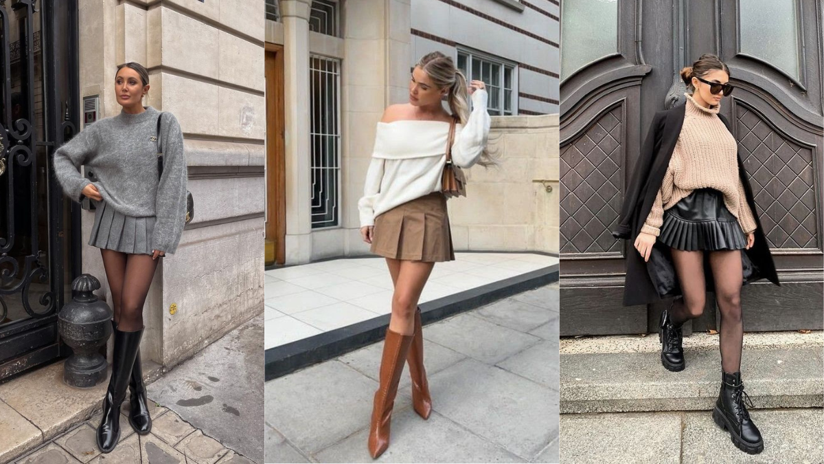 Mini Pleated Skirts Are Back! Here Are 10 Trendy Looks to Try