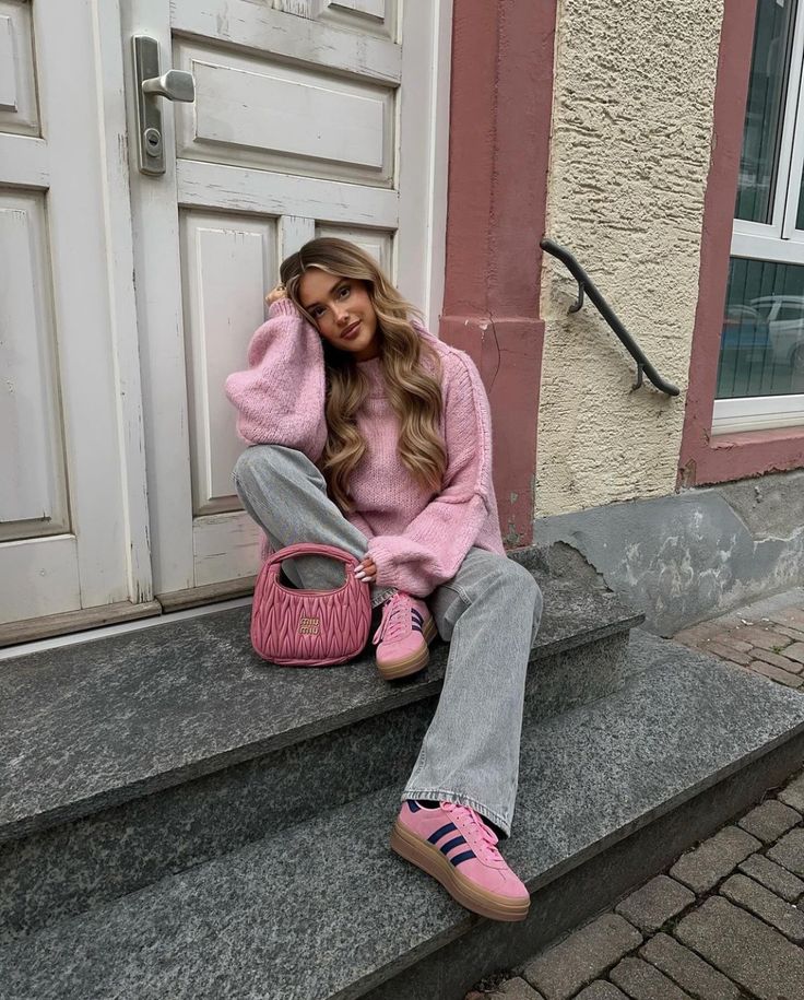 10 Bold and Fun Ways to Wear Pink Sneakers This Season