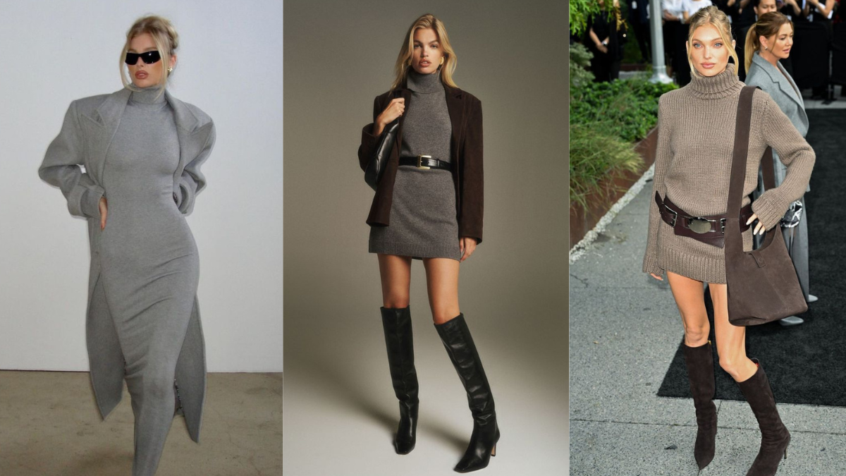 Sick of Basic? Try These 8 Turtleneck Dress Outfits for a Fresh Look