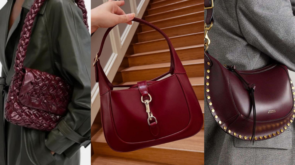 Sophisticated Burgundy purse