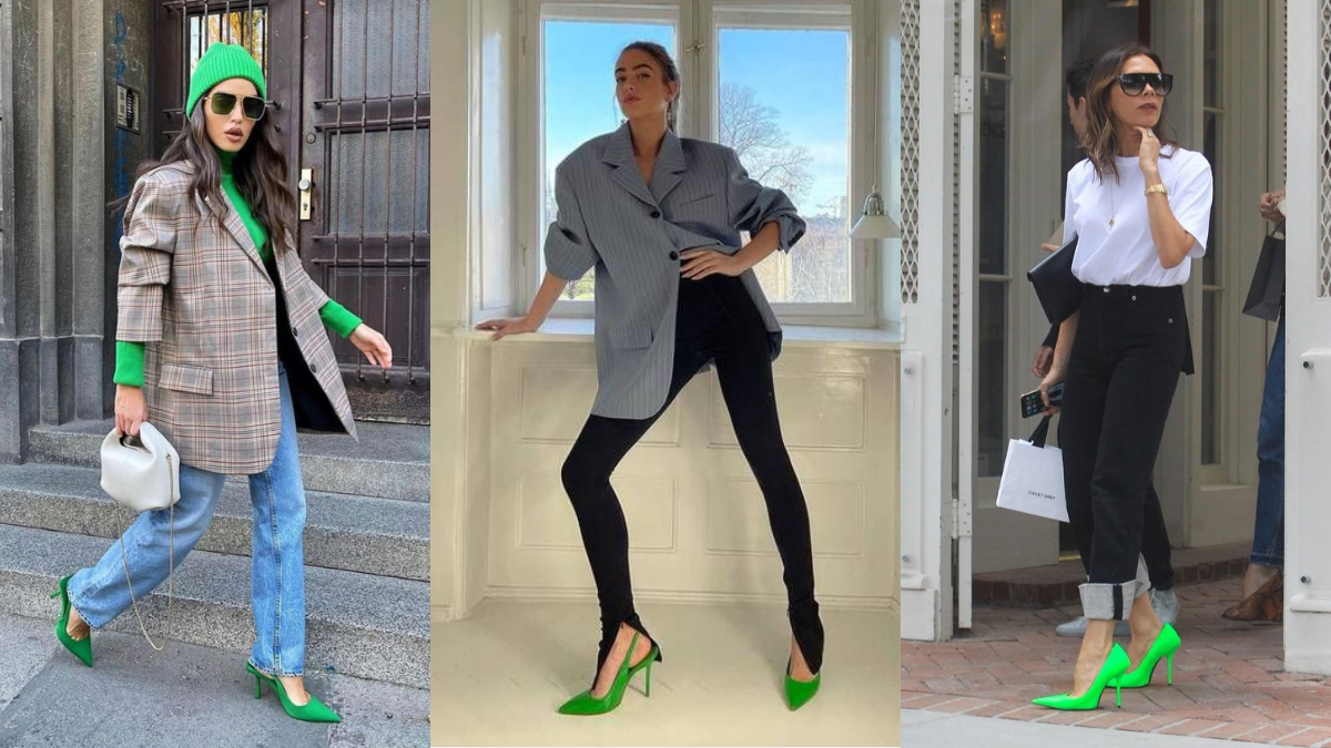 You Won’t Believe How These 9 Outfits with Green Heels Steal the Spotlight