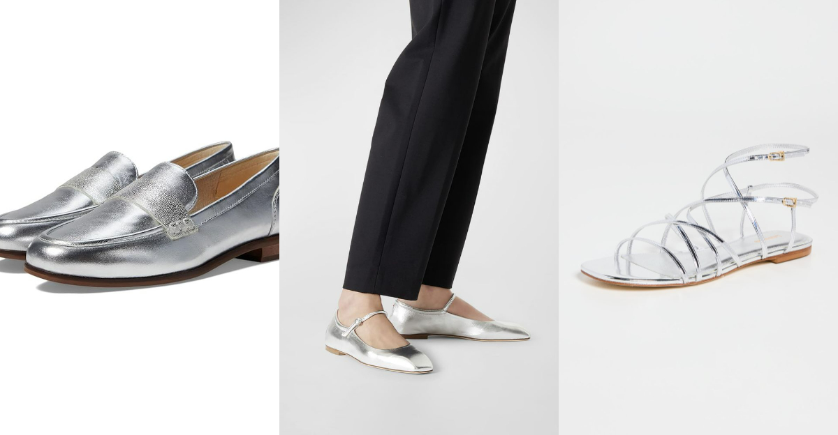 Trust Me, These 25 Silver Shoes Will Solve All Your Spring Wardrobe Problems