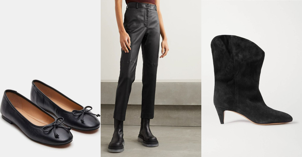 6 Shoes You Should Never Pair With Leather Pants (Unless You Want to Look Dated)