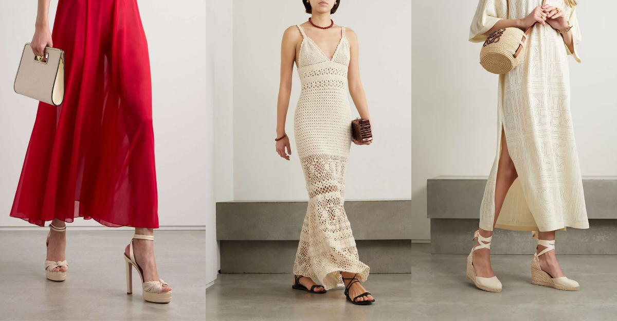 7 Shoes That Flatter Maxi Dresses & 5 That Make Them Look Frumpy