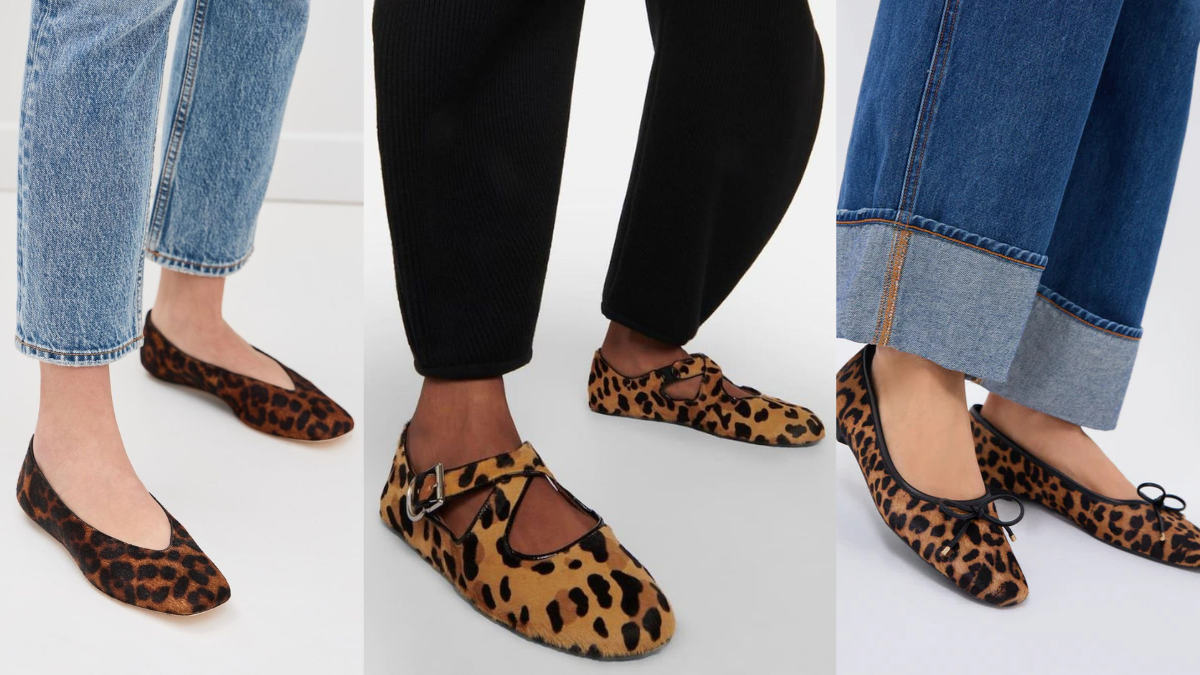 We’re All Wearing Ballet Flats This Spring—Especially in This Print