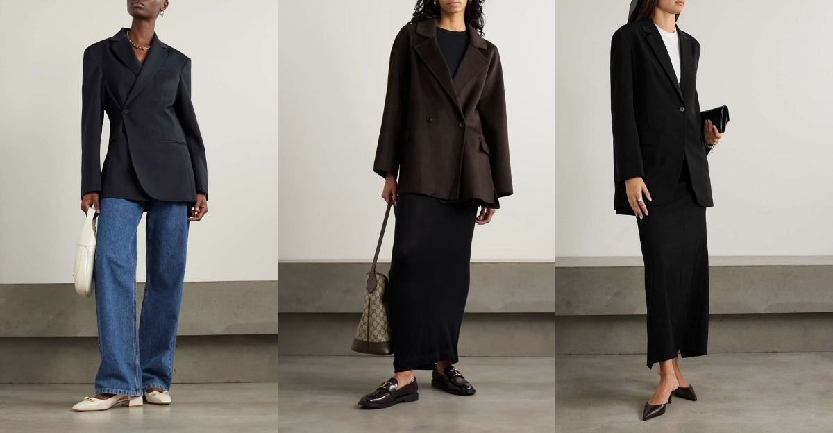 5 Shoes That Flatter a Long Blazer Look After 50 & 5 That Feel Dated