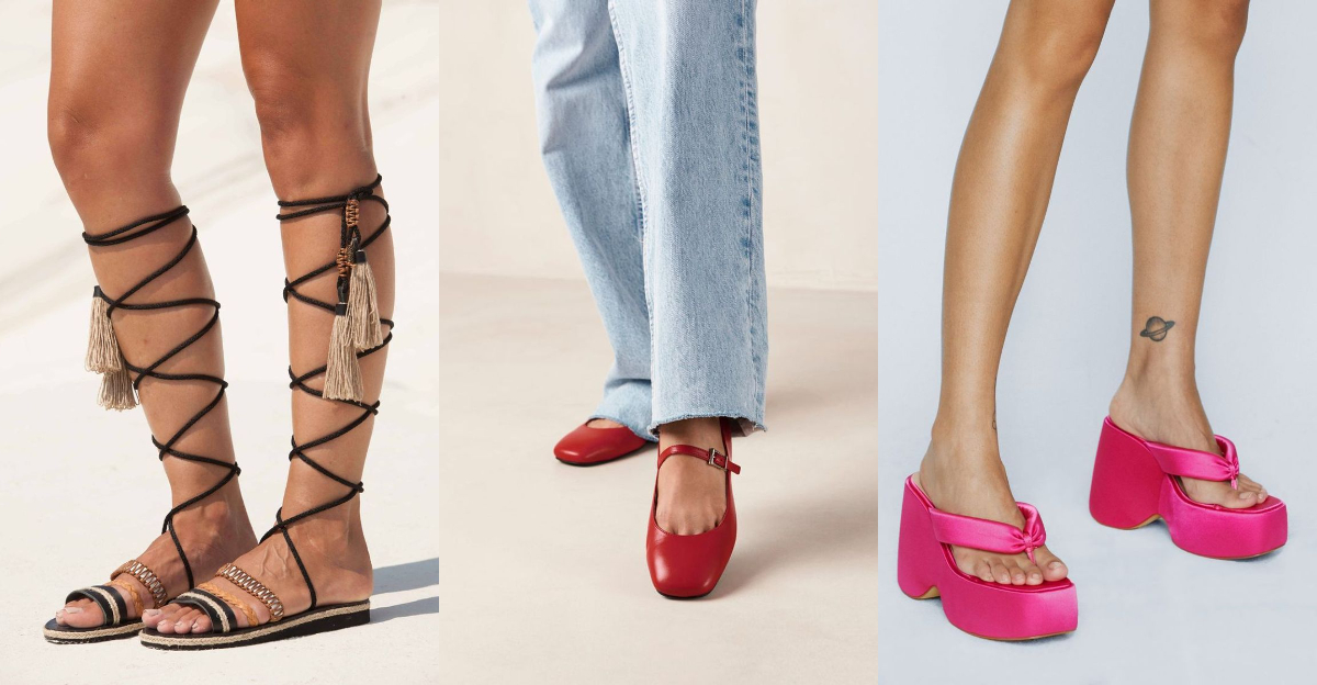 7 Shoes That Clash With Printed Dresses—& 7 That Balance Them