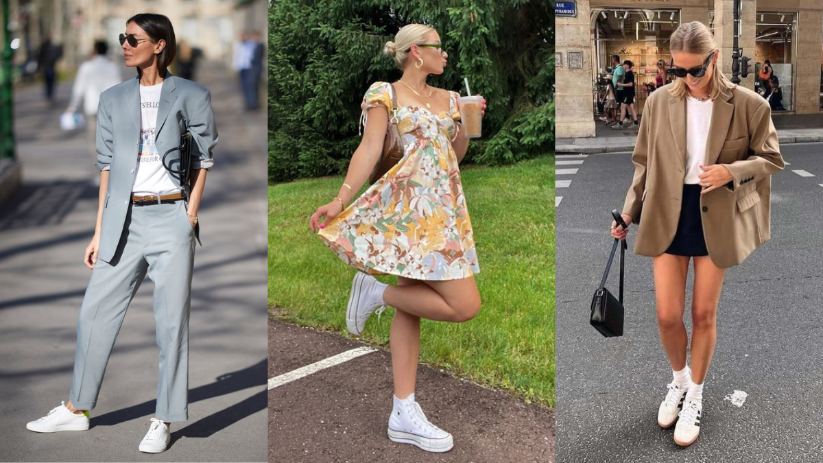 How to Style White Sneakers in 2025—These 12 Outfits Nail It