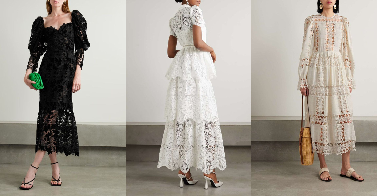 Lace Dresses Can Be Tricky—Here’s What Shoes to Wear With Them