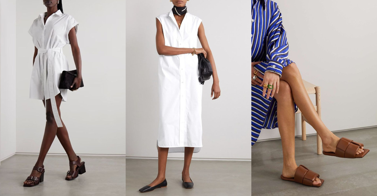 Let’s Talk About Shirt Dresses—& the Shoes That Make Them Look Even Better