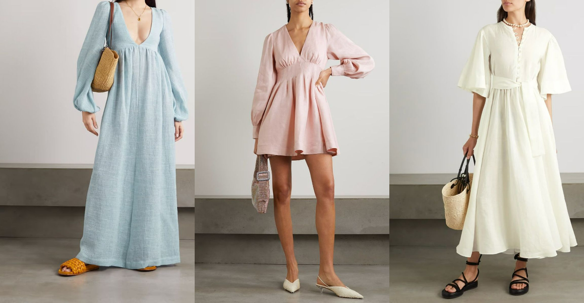 Linen Dresses Deserve Better Than Boring Sandals—Here’s What to Wear Instead