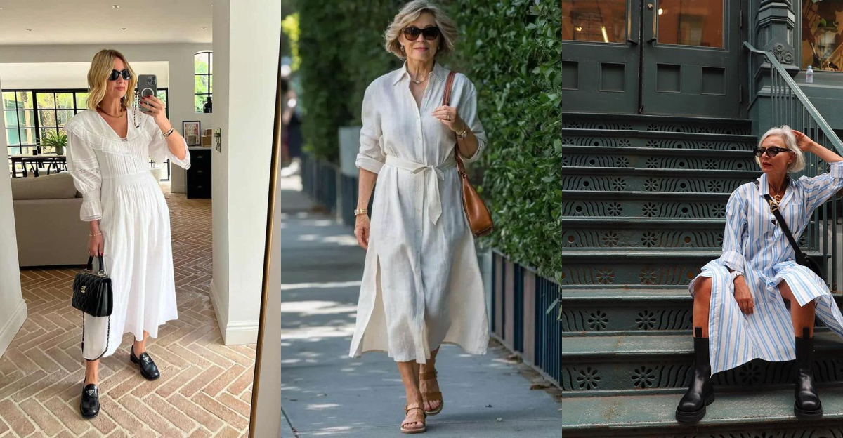 Over 50 and Not Here for Boring Outfits—9 Best Shoes to Wear With a Shirt Dress (That Still Turn Heads)