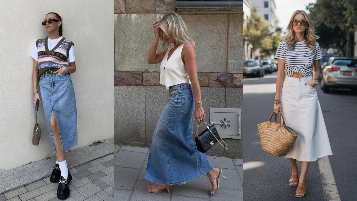 The Most Stylish Shoes to Wear With Denim Skirts—Yes, They Still Look Chic