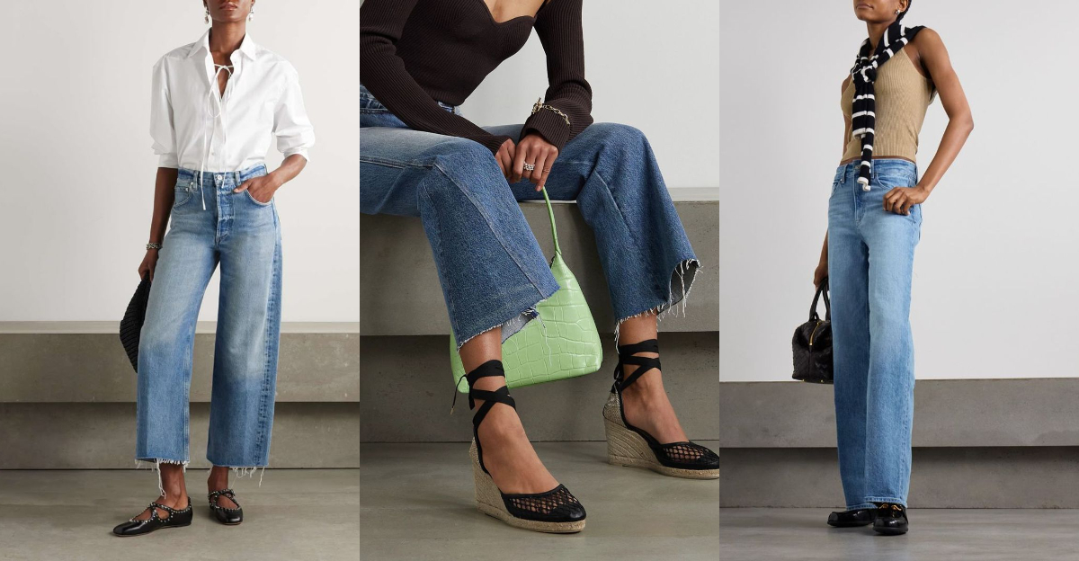 Wide-Leg Jeans Are Totally Age-Approved—Here’s What Shoes Actually Work With Them After 40