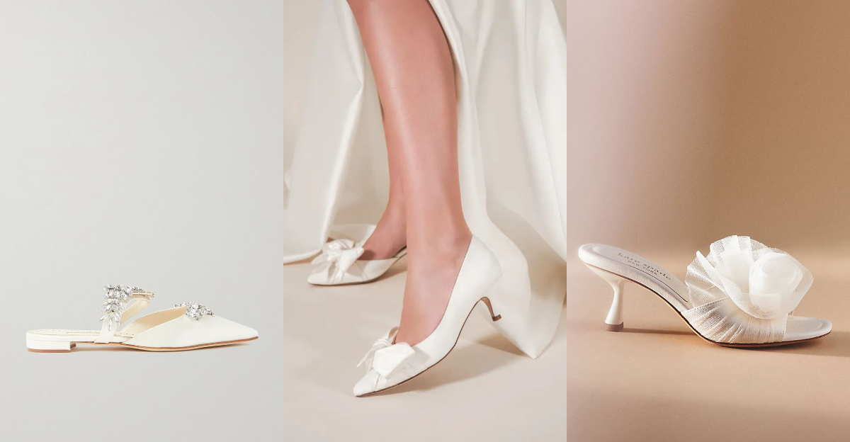 Yes, These 8 Wedding Shoes Are Pretty—But They’re Also Designed for Real Brides Who Don’t Sit Down