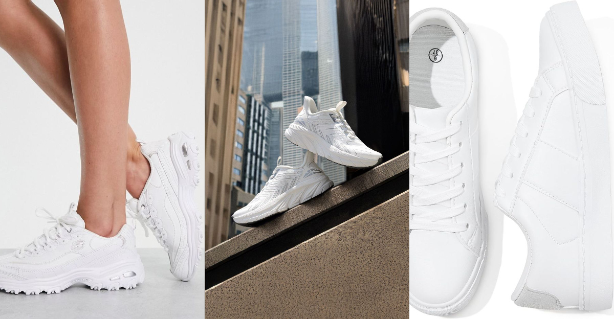 10 Podiatrist-Approved White Sneakers for Travel That Go With Everything—Starting at $25