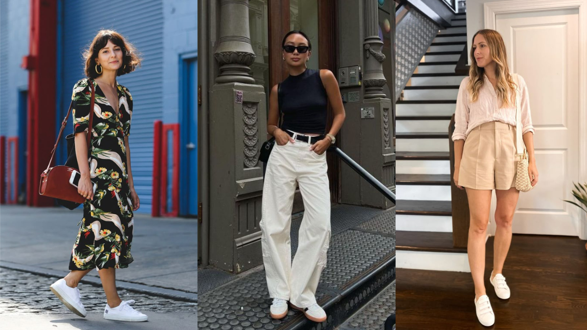 11 White Sneaker Outfits That Are So Good, You’ll Forget Heels Exist