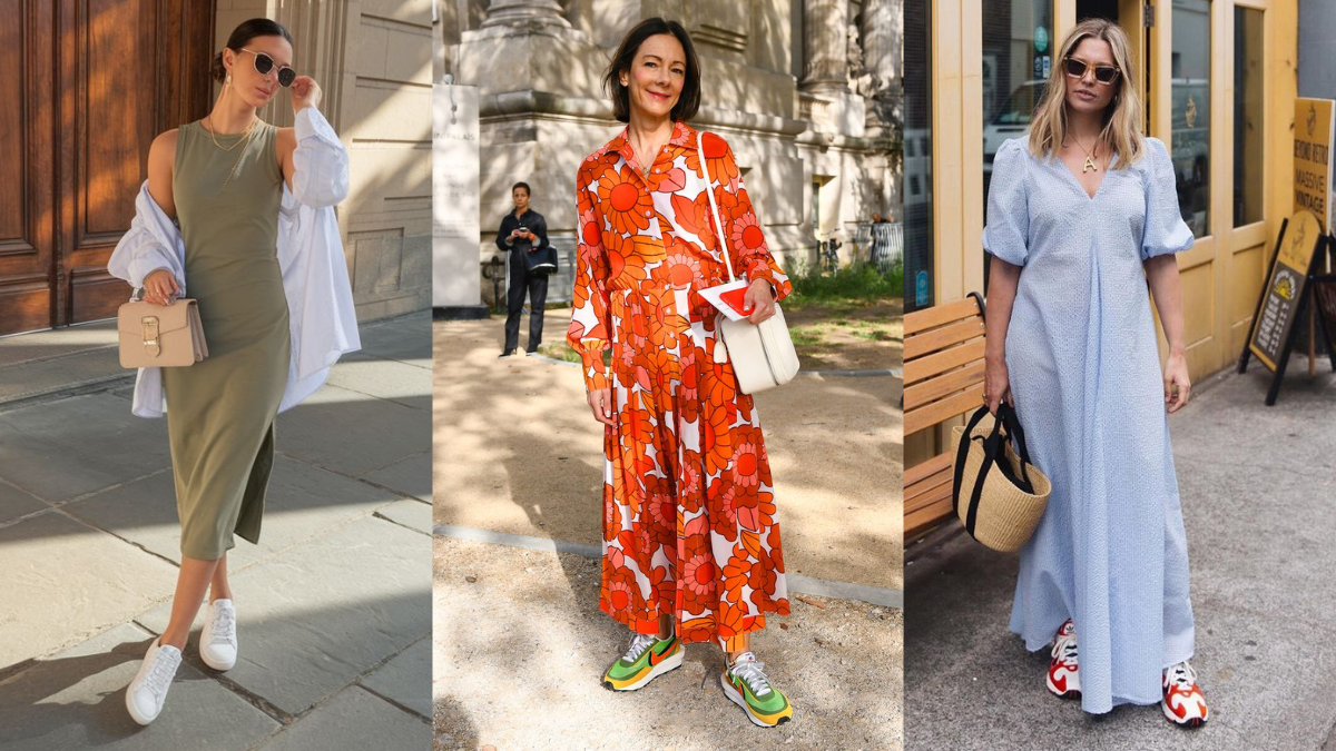 14 Maxi Dresses That Look Even Better With Sneakers—Yes, Really