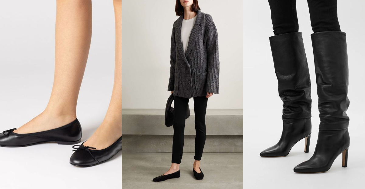 5 Shoes Women Over 50 Should Never Wear With Leggings—& 3 to Choose Instead