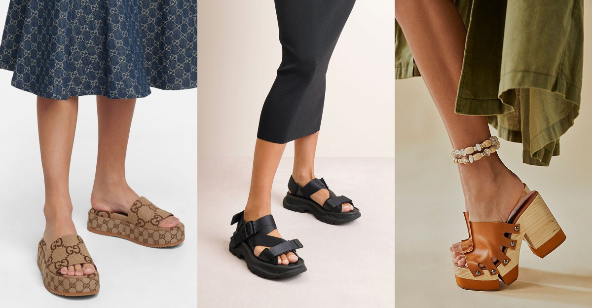 7 Chunky Sandals That Channel “Resort Ready” & 3 That Channel “Resort Regret”