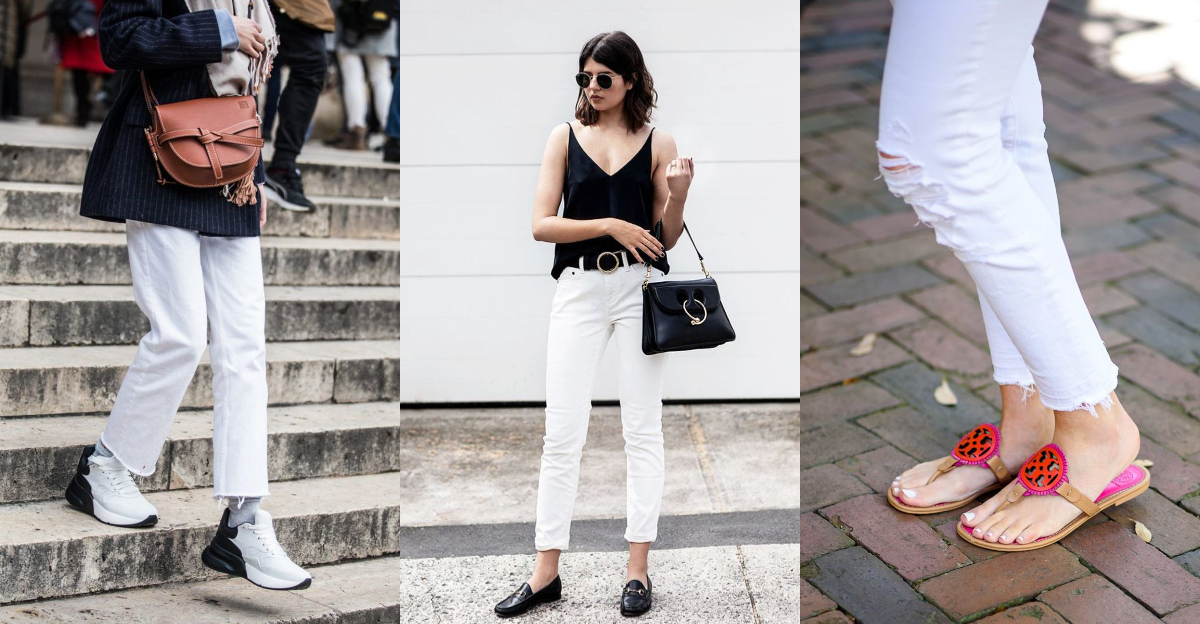I Learned the Hard Way—These 8 Shoes Don’t Belong Anywhere Near White Jeans