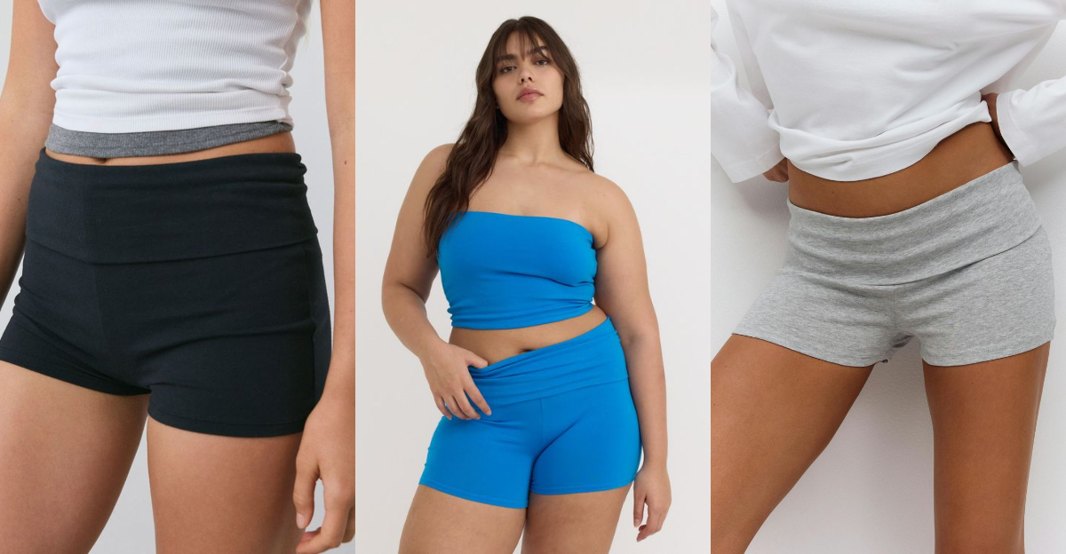 Leggings Are Out, Foldover Is In— This Is The Micro Shorts Trend Taking Over L.A.’s Fitness Scene