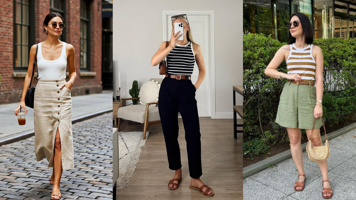 The Ribbed Tank Is Summer’s MVP—These 10 Outfits Show Why