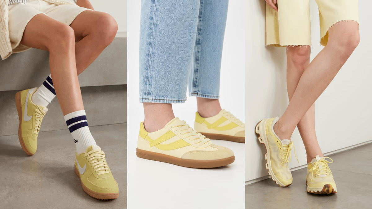 White Sneakers Are Out—This Buttery Shade Is the Fashion Crowd’s New Obsession