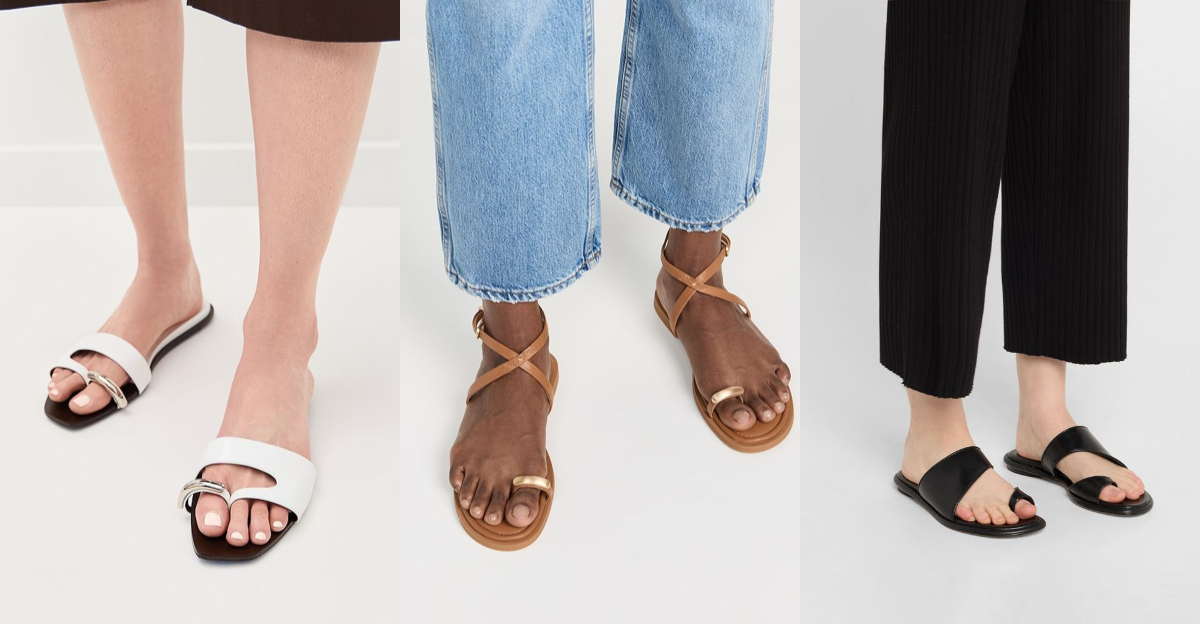 11 Toe-Ring Sandals I Spotted in NYC That Prove This Trend Is Exploding