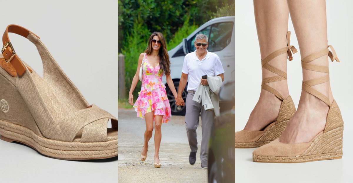 Amal Clooney’s Optical Illusion Shoe Is the Only Style Hack You Need This Summer