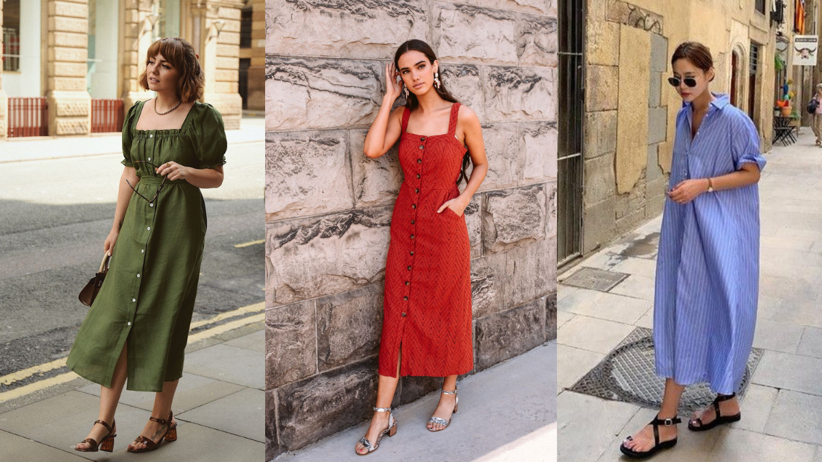 These 9 Button Down Dresses Make Summer Dressing a No Brainer