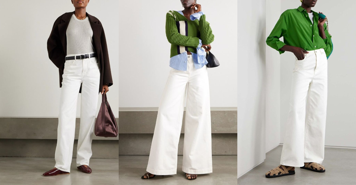 White Jeans & Shoes—7 Combos That Always Work for Women Over 40