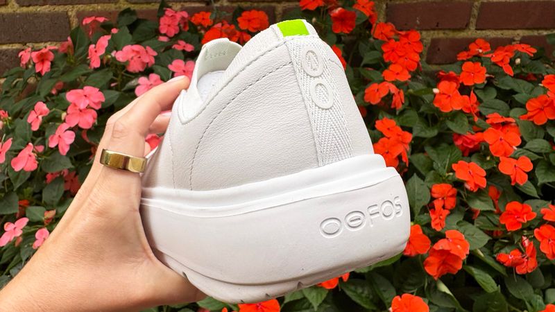 Oofos OOmg+ Club Slip-In Leather Shoes