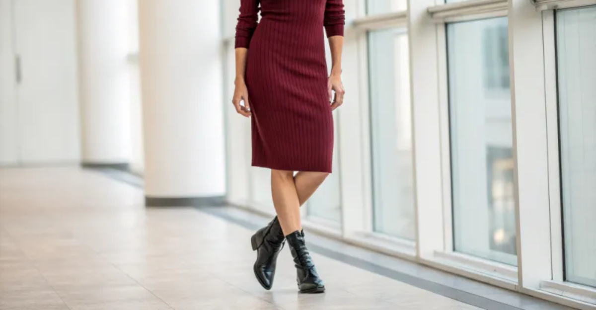 12 dress and boot pairings that actually work in real life